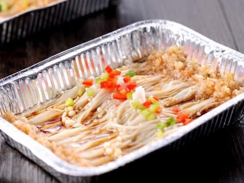 通山锡纸烤金针菇